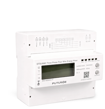 7p Three Phase Din-rail Meter