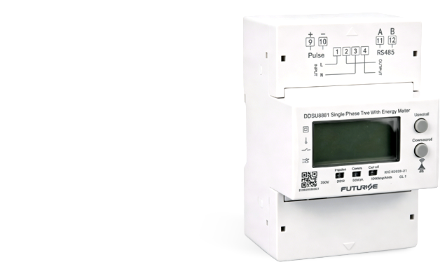 4p Single PhaseDin-rail Meter