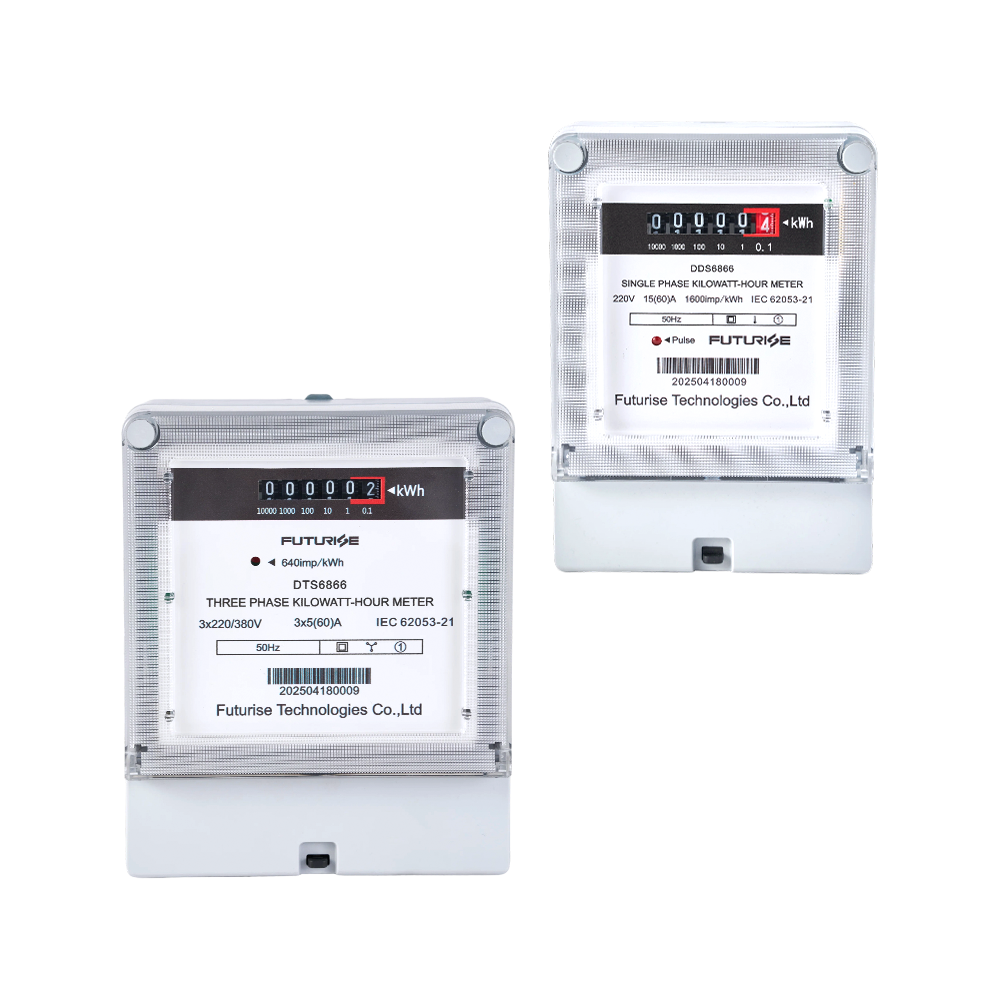 FUTURISE QBM31 Single Phase/Three Phase kWh Meter with Mechanical Display 