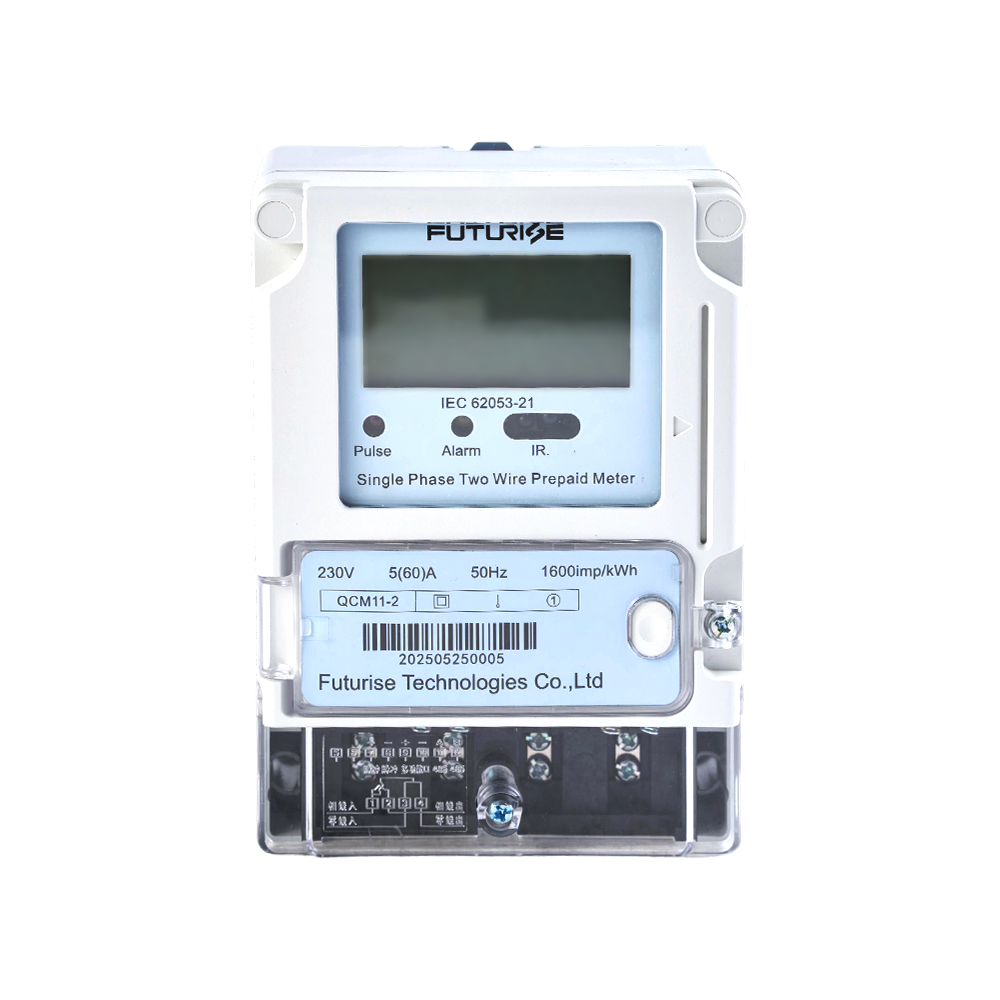 FUTURISE QCM12 Single Phase Prepaid IC Card Energy Meter (Wireless Module Optional)